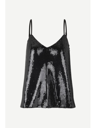 top lentejuelas negras