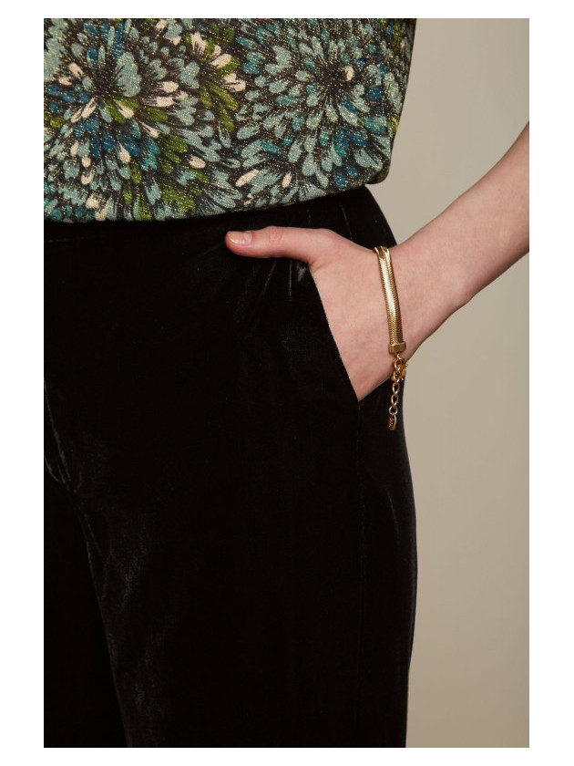 pantalón terciopelo negro