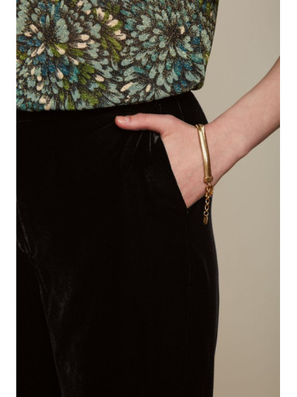 pantalón terciopelo negro