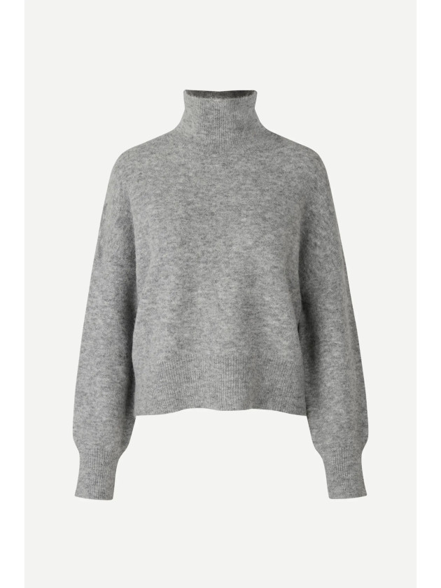 Jersey cuello chimenea gris