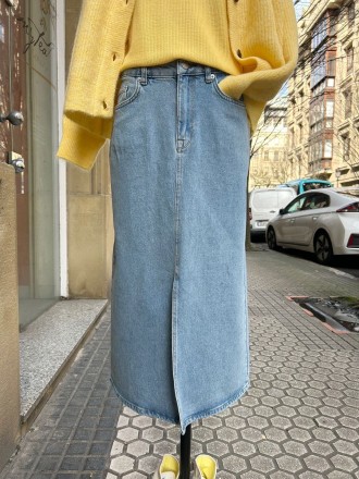 Falda midi vaquera 2