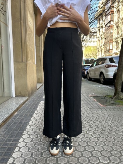 Pantalón negro tencel
