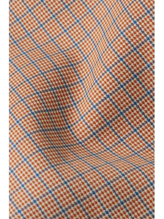 Pantalón cuadritos teja 2