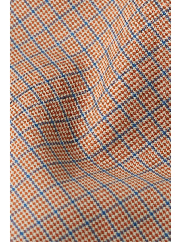 Pantalón cuadritos teja