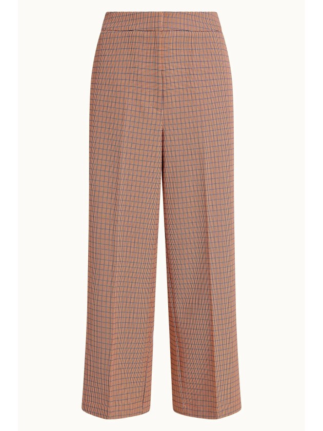 Pantalón cuadritos teja