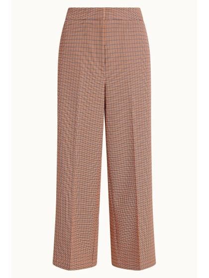 Pantalón cuadritos teja