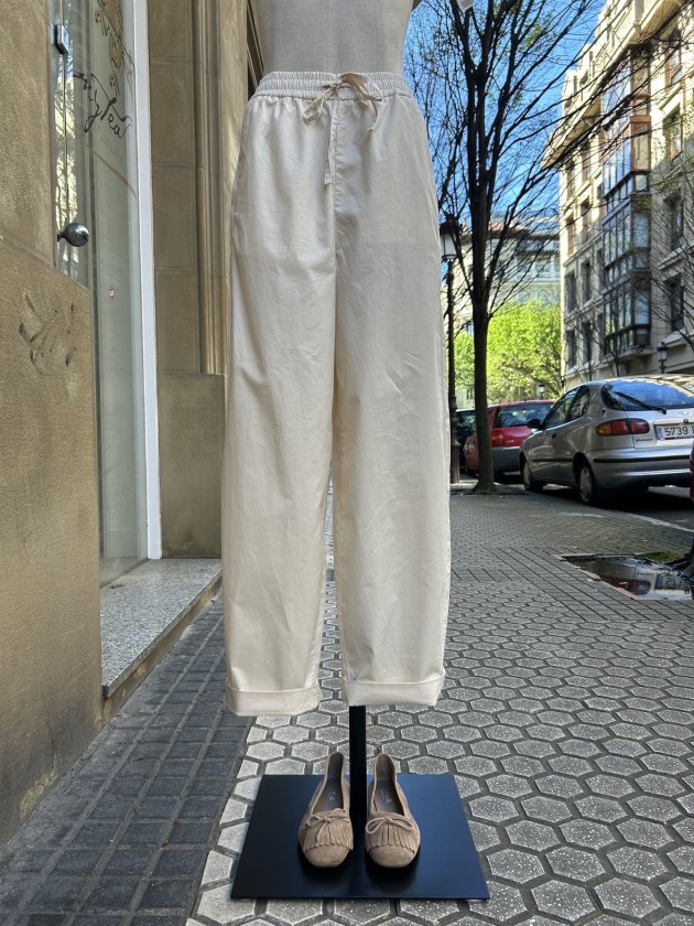 Pantalón goma crudo