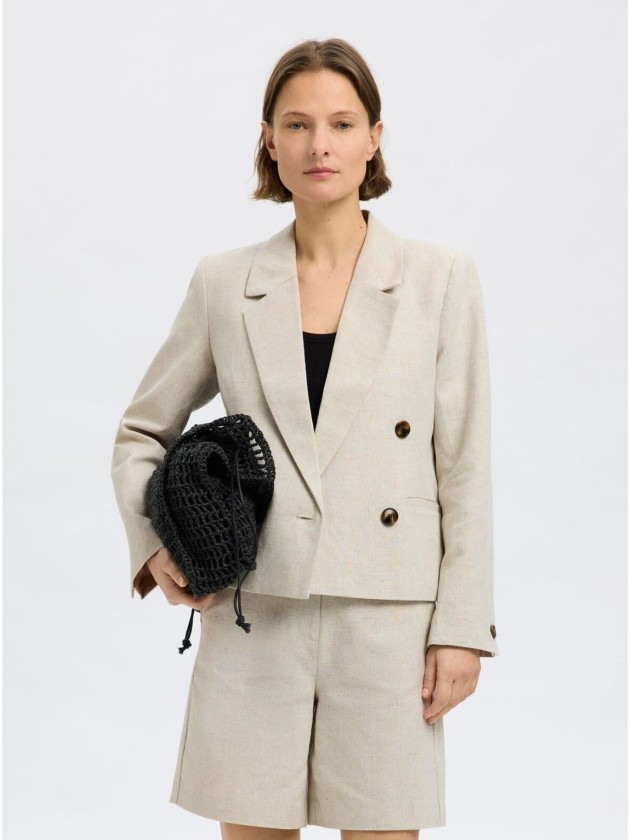 Americana lino piedra