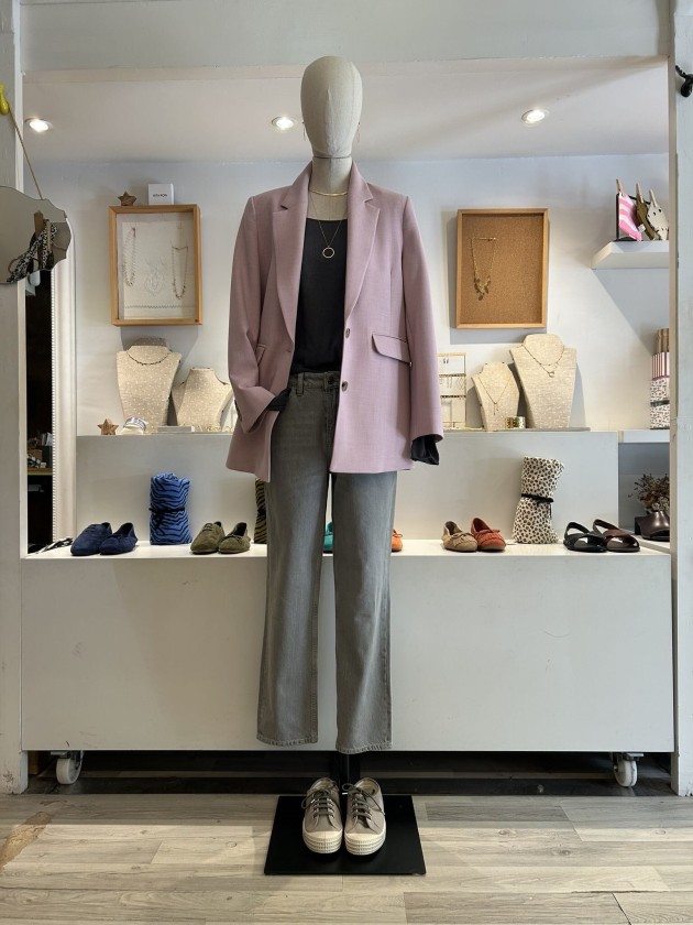 Americana oversize orquídea