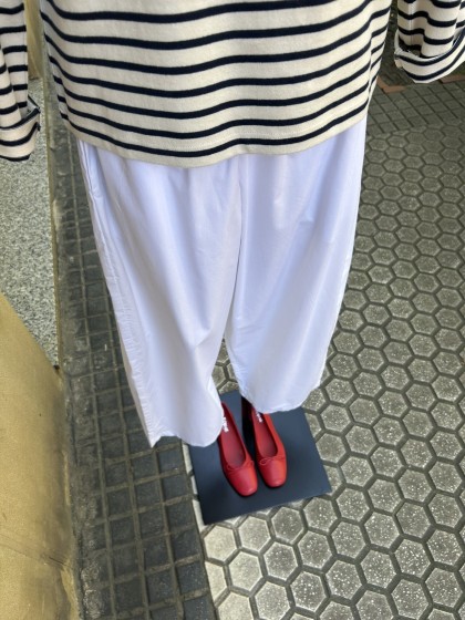 Pantalón popelín blanco