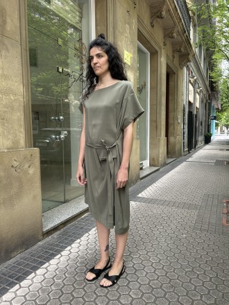 Vestido griego verde