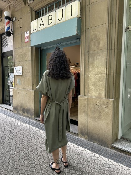 Vestido griego verde