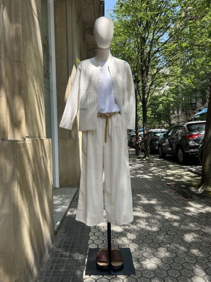 Kimono rayitas doradas