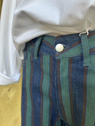 Vaquero rayas verdes 2