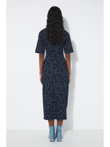 Vestido marino flores