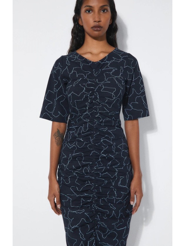 Vestido marino flores