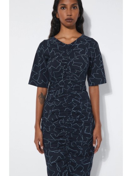 Vestido marino flores