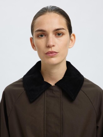 Chaqueta encerada café 2