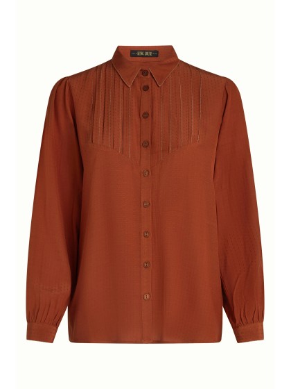 Camisa ribete dorado