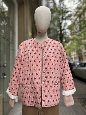 Chaqueta algodón estampada