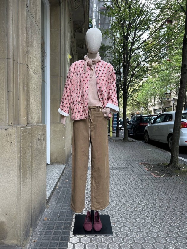 Chaqueta algodón estampada