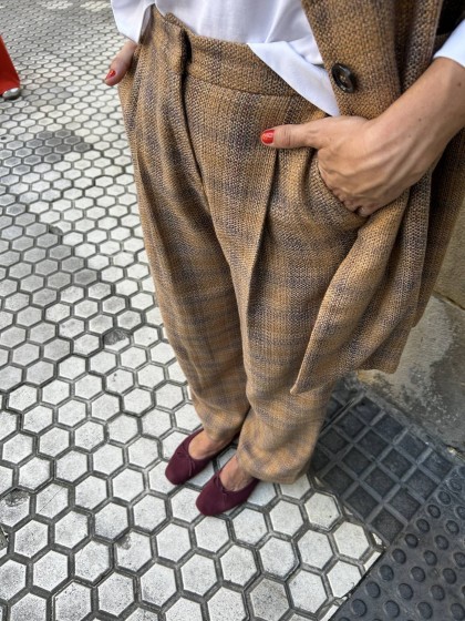 Pantalón cuadros