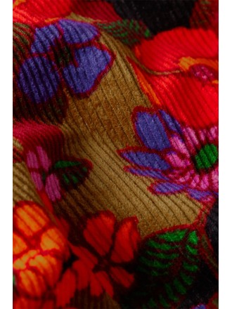 Pantalón pana flores 2