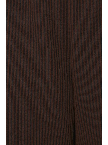 Vestido marrón/negro