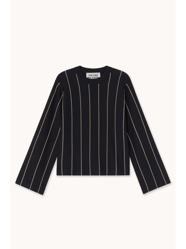 jersey de punto a rayas