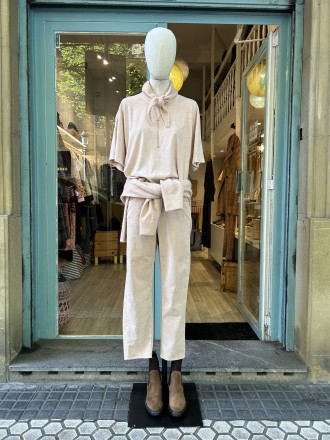 Camiseta rosa empolvado 2