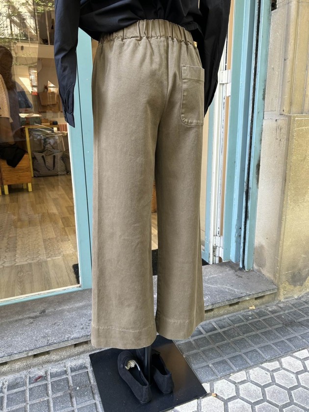 Pantalón verde/marrón