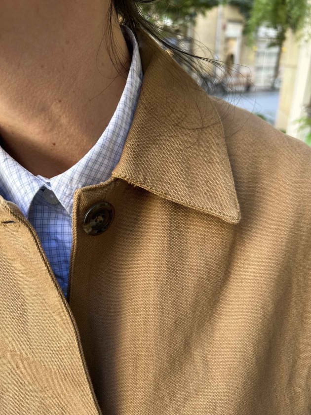 Abrigo  oversize loneta