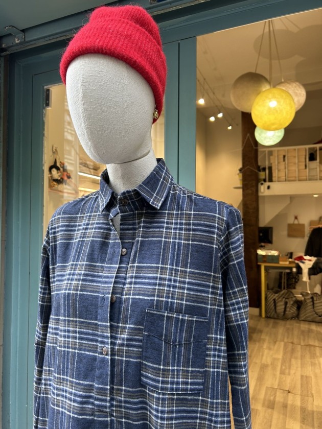 Vestido/Camisola cuadros