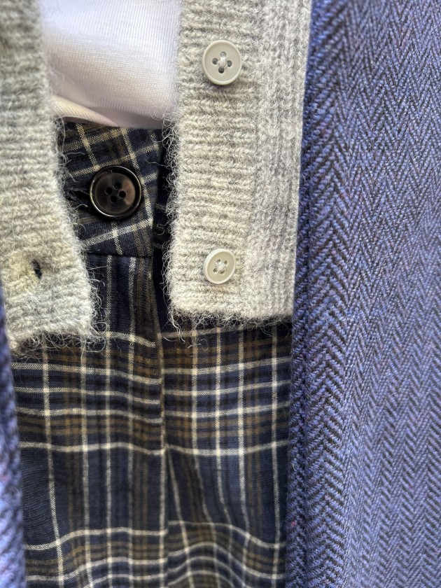 Pantalón palazzo cuadros