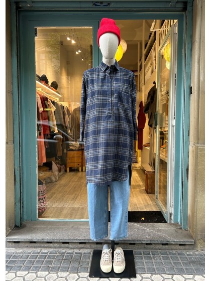 Vestido/Camisola cuadros