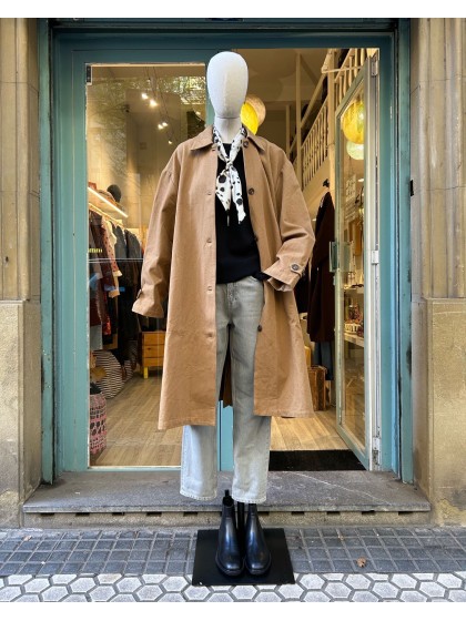 Abrigo  oversize loneta