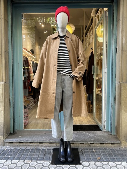 Abrigo  oversize loneta