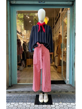 Pantalón sarga  rayas