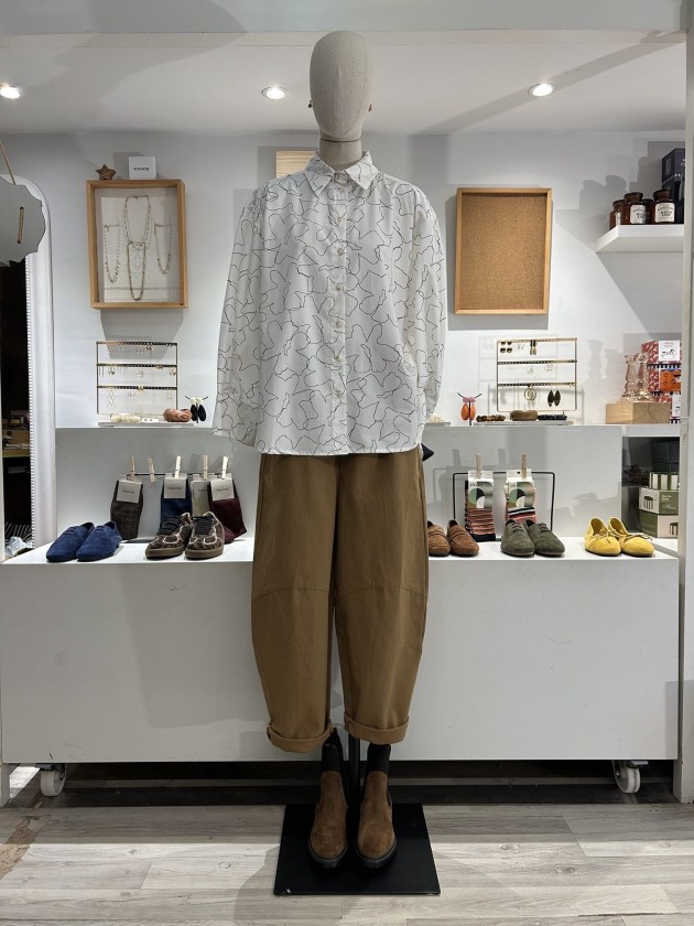 Camisa oversize flores