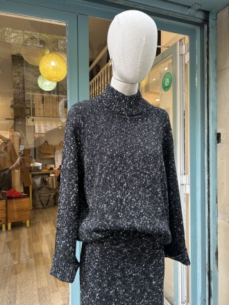 Jersey negro jaspeado