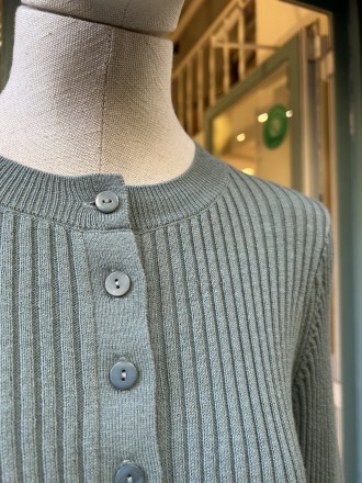 Jersey canalé verdoso 2