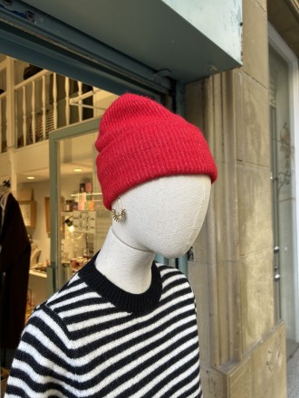 Gorro lana rojo