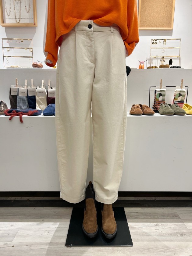 Pantalón barrel crudo