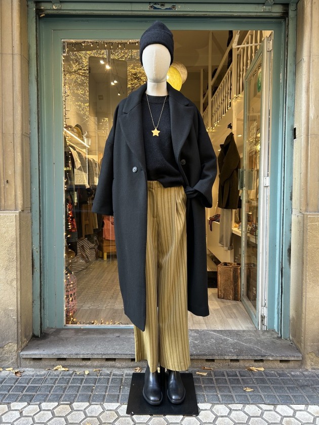 Pantalón raya oliva