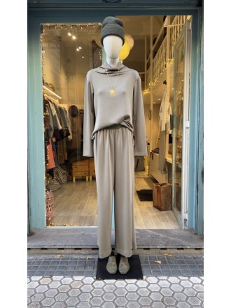 Pantalón modal verde 2