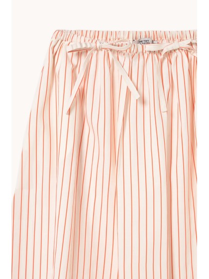 Falda rayita naranja