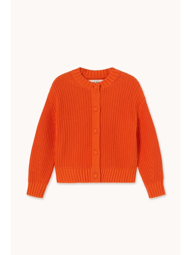 Cárdigan naranja