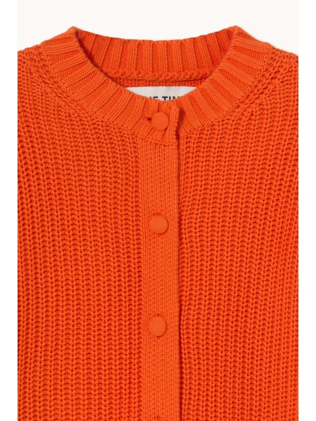Cárdigan naranja