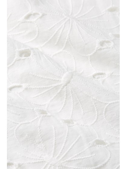 Camisa bordada blanca
