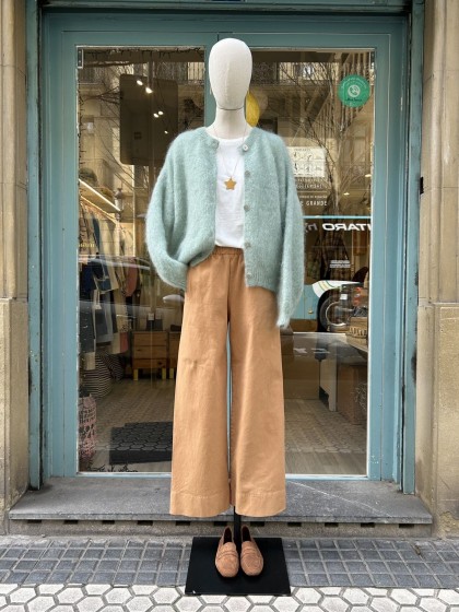 Pantalón loneta caramelo